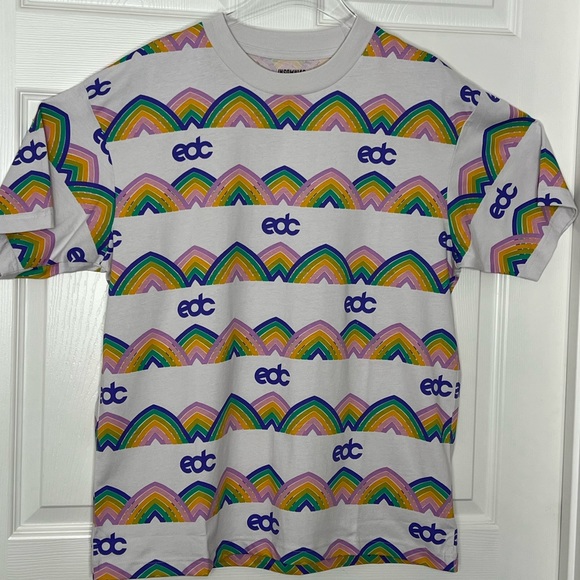 New Insomniac Multicolor Graphic EDC Graphic T-shirt Rave Festival - Picture 6 of 8